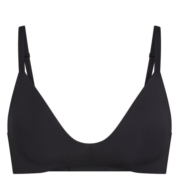 SKIMS Wireless Form T-Shirt Demi Bra Onyx | Size: 30D - Picture 1 of 6